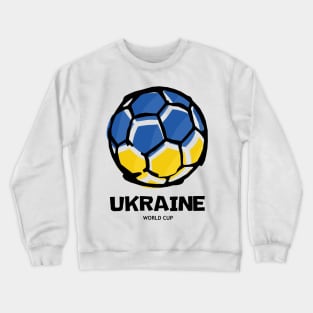 Ukraine Football Country Flag Crewneck Sweatshirt